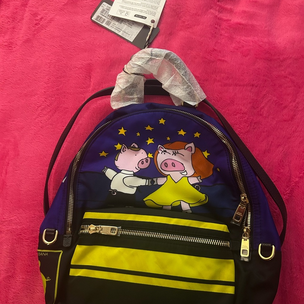 NWT Dolce & Gabbana Super Pig Backpack